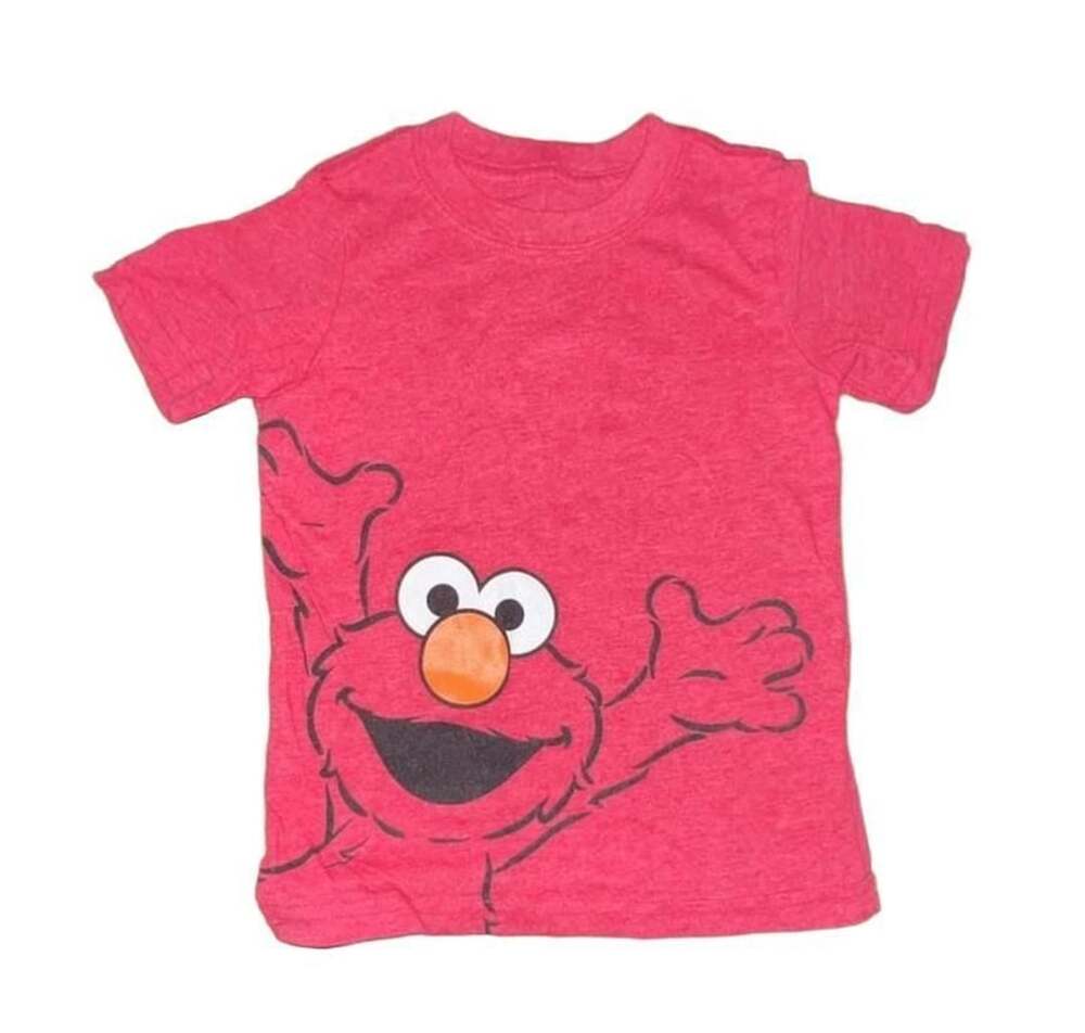Sesame Street Elmo Graphic T-Shirt Size 2T Red
